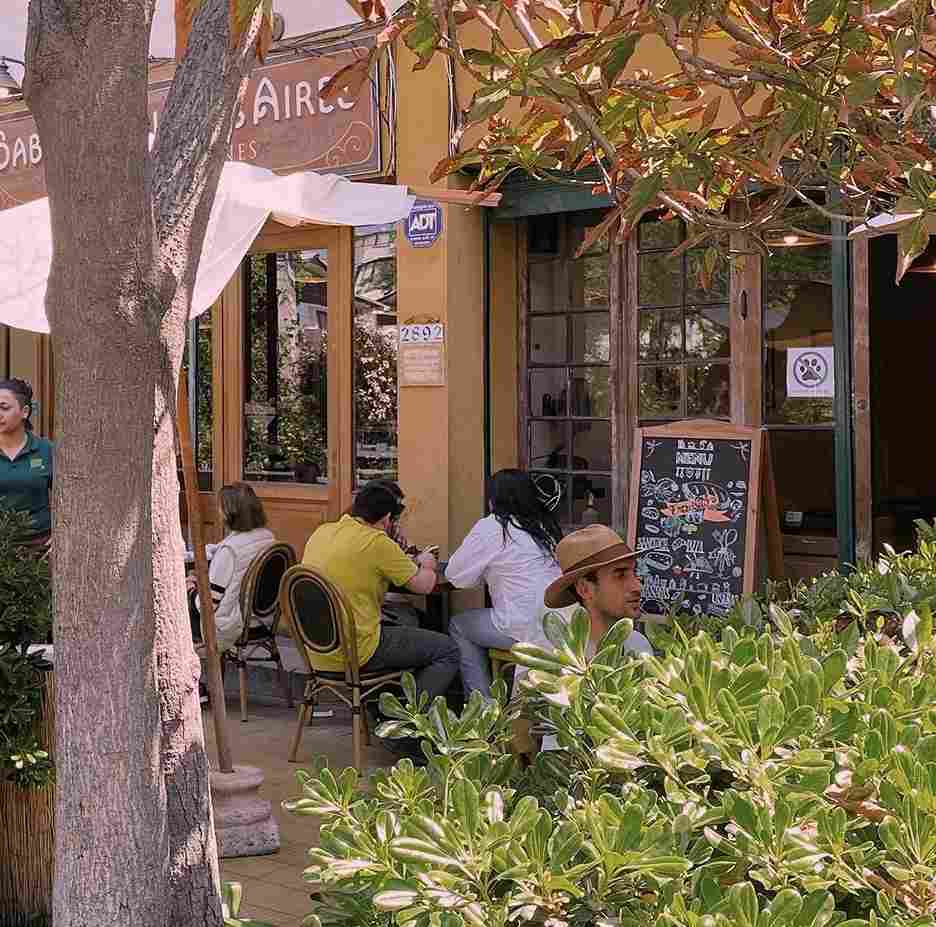 Exterior de la cafetería Sabor de Buenos Aires. Del Instagram @sabor_de_buenos_aires