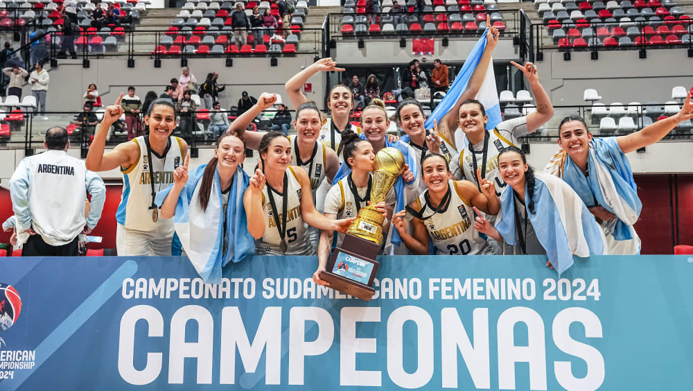 Argentina dominó el Sudamericano Femenino y se lleva su tercer título